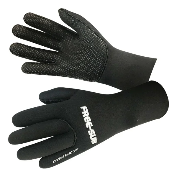 Free-Sub Diver Pro 3mm Black (Siyah) Neopren Dalış Eldiveni - XL - Görsel 7