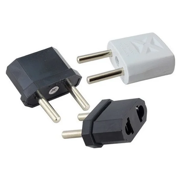 Powermaster Amerikan Fiş Standart Çevirici 2 Adet Siyah + 1 Beyaz Dönüştürücü - Görsel 2