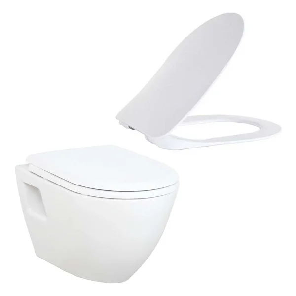 Creavit Tp325 Terra Asma Klozet + Creavit Yavaş Kapanır Kapak - Görsel 6