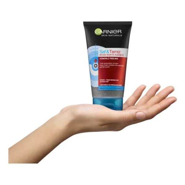 Garnier Saf & Kömürlü Siyah Nokta Karşıtı Peeling Kömür+Salisilik Asit 150ML - Görsel 3