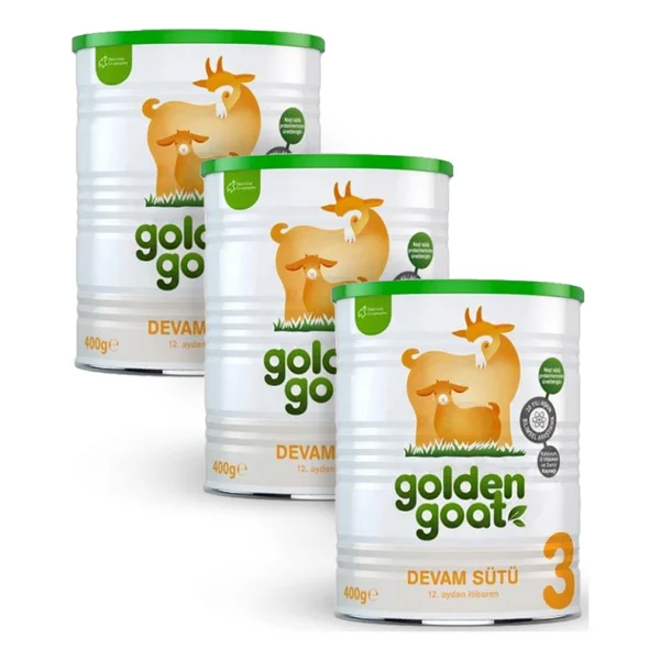 Golden Goat 3 Keçi Sütlü Devam Sütü 400 Gr 3 Adet - Görsel 3