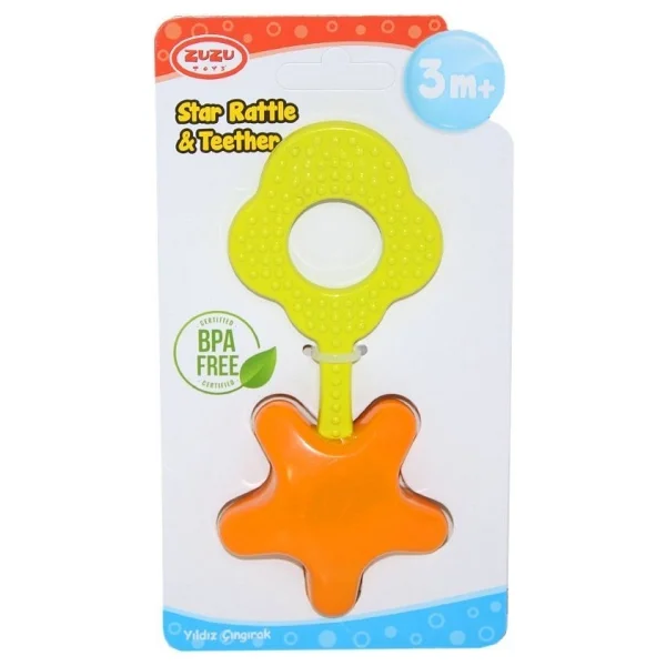 Zuzu Toys Yıldız Dişlik Ve Çıngırak 4130 - Görsel 2