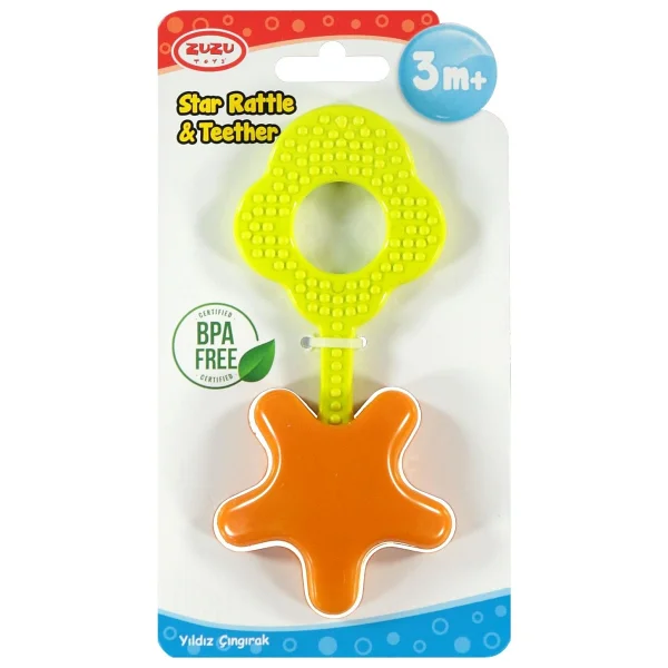 Zuzu Toys Yıldız Dişlik Ve Çıngırak 4130 - Görsel 3