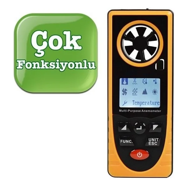 Loyka Bgm8910 Çok Fonksiyonlu Dijital Anemometre - Görsel 2