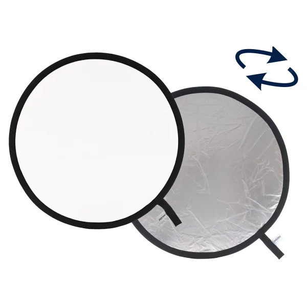 Lastolite 3031 Katlanabilir Reflektör 75 Cm Gümüş - Beyaz - Görsel 2
