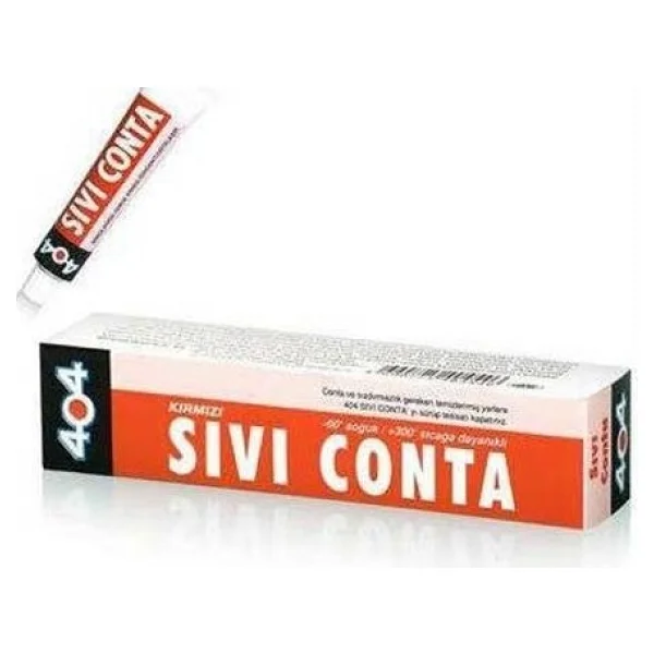 404 80 Gr Kırmızı Tüp Sıvı Conta - Görsel 2