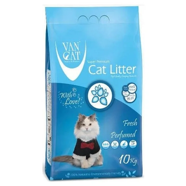 Vancat Fresh Kokulu 10 Kg/11.8 Lt İnce Taneli Bentonit Kedi Kumu - Görsel 2