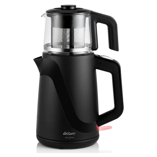 Arzum Ar3062 Jollietea 1650 W Cam Demlikli Çay Makinesi Siyah - Görsel 4
