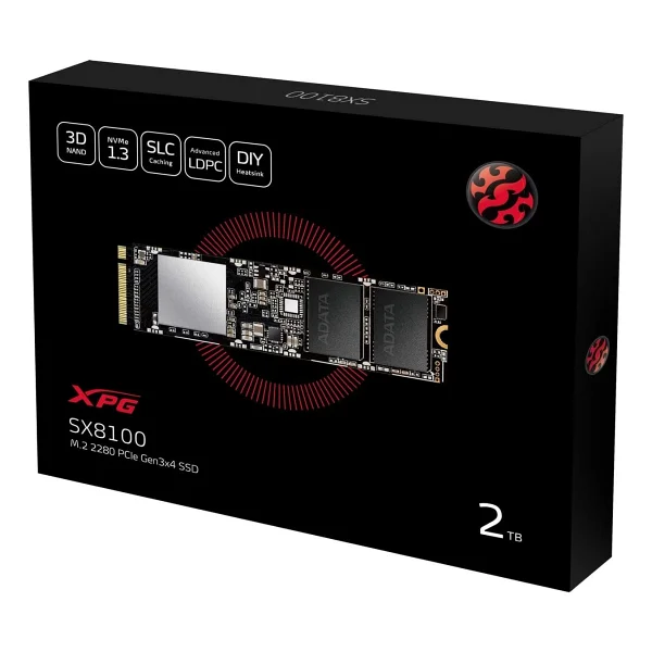 Adata Xpg Sx8100 2tb 3500mb-3000mb M.2 Pcıe SSD - Görsel 2