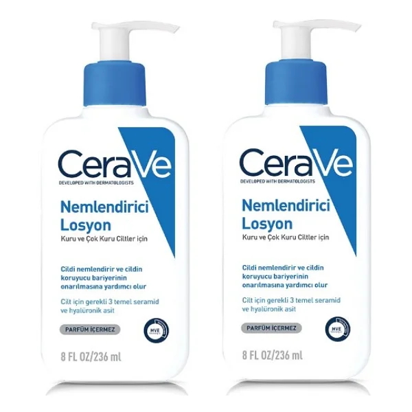 Cerave Nemlendirici 236 Ml 2 Adet Vücut Losyonu - Görsel 2