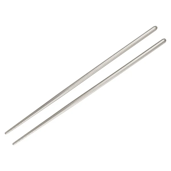 Köstebek Metal Paslanmaz Çelik Chopstick Çin Çubuğu - Gri - Görsel 3