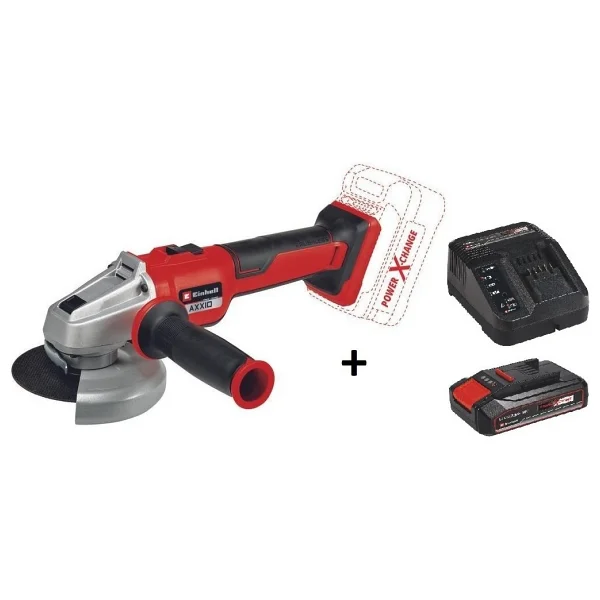 Einhell Axxio 18/115 Q Tek Akülü 2.5 Ah Taşlama Makinesi - Görsel 6