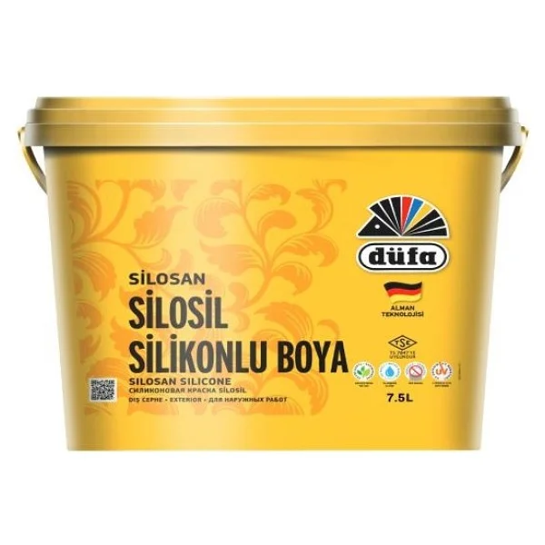 Düfa Silosil Silikonlu 7.5 Lt Dış Cephe Boyası - Görsel 5