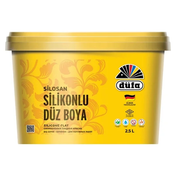 Düfa Düz Silikonlu 2.5 Lt Dış Cephe Boyası - Görsel 7