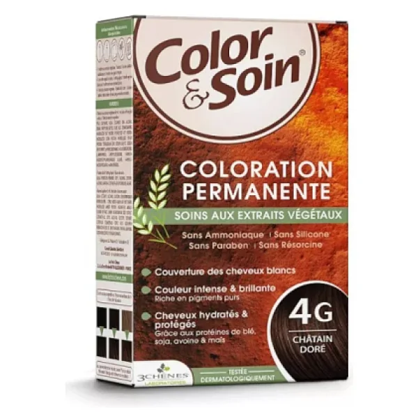 Color Soin Organik 4g Golden Chestnut Saç Boyası - Görsel 5