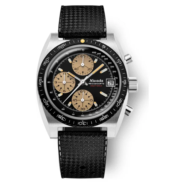 Nivada Grenchen Autochron Mecaquartz Chronograph 77001Q01 Kol Saati - Görsel 2