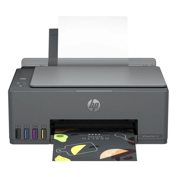 Hp Smart Tank 581 4a8d4a Wi-Fi + Tarayıcı + Fotokopi Renkli Çok Fonksiyonlu Tanklı Mürekkep Püskürtmeli Yazıcı - Görsel 6