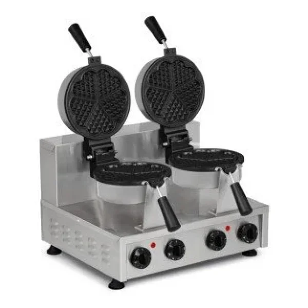 Omake Wfl12.E22 Kalp Endüstriyel Waffle Makinesi - Görsel 2