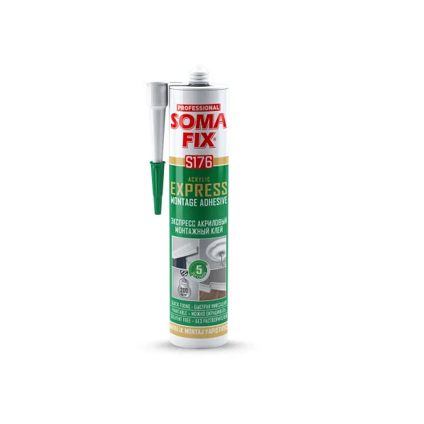 Somafix S176 310 Ml Omafıx Beyaz Akrilik Ekspres Montaj Yapıştırıcı - Görsel 6
