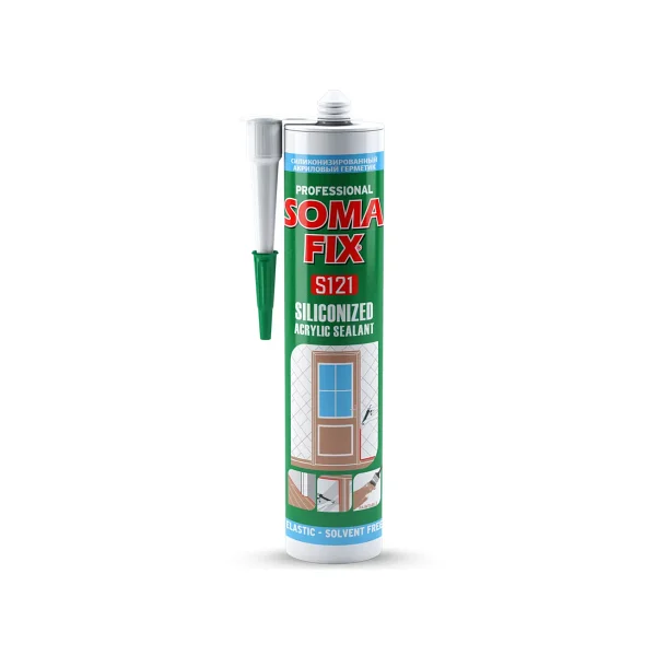 Somafix S123 310 Ml Akrilik Silikonize Kahverengi Mastik - Görsel 2