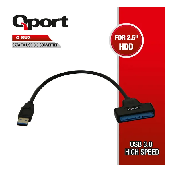 Qport Q-Su3 USB 3.0 To Sata Dönüştürücü - Görsel 4