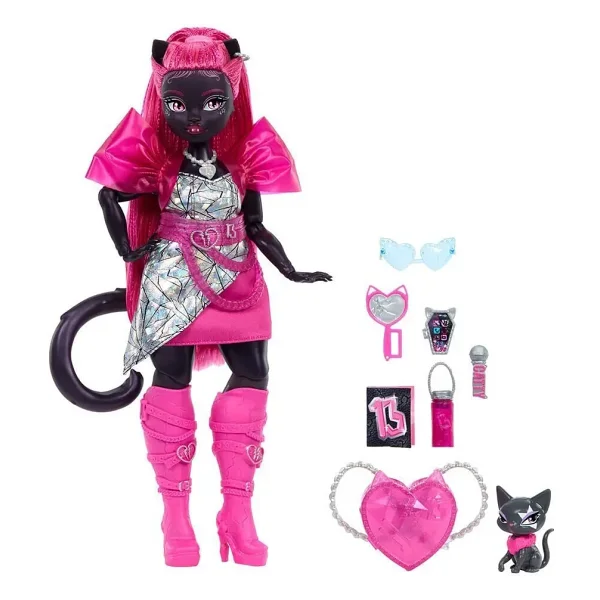 Monster High Acayip Havalı Arkadaşlar Catty Noir Hxh76 - Görsel 10