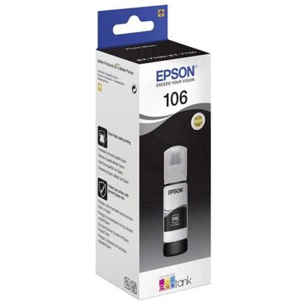 Epson 106 C13t00r140 Siyah Mürekkep - Görsel 4