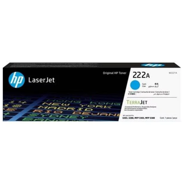 Hp 222a W2221a Mavi Toner - Görsel 7