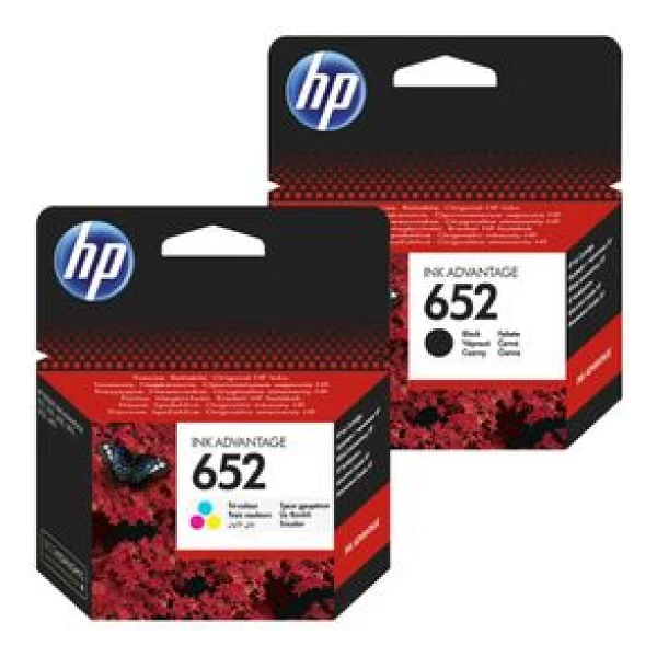 Hp 652 F6v25ae Siyah + Renkli 2'li Set Kartuş - Görsel 5