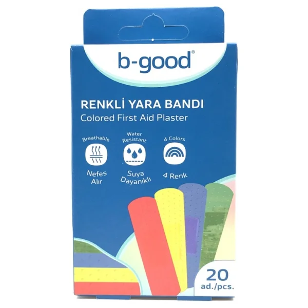 B-Good 20 Adet Renkli Yara Bandı - Görsel 6