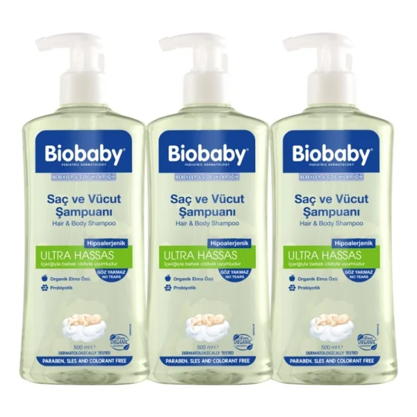 Biobaby Şampuan 500 Ml - 3 Al 2 Öde - Görsel 4