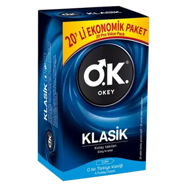 Okey Klasik 20'li Prezervatif - Görsel 6