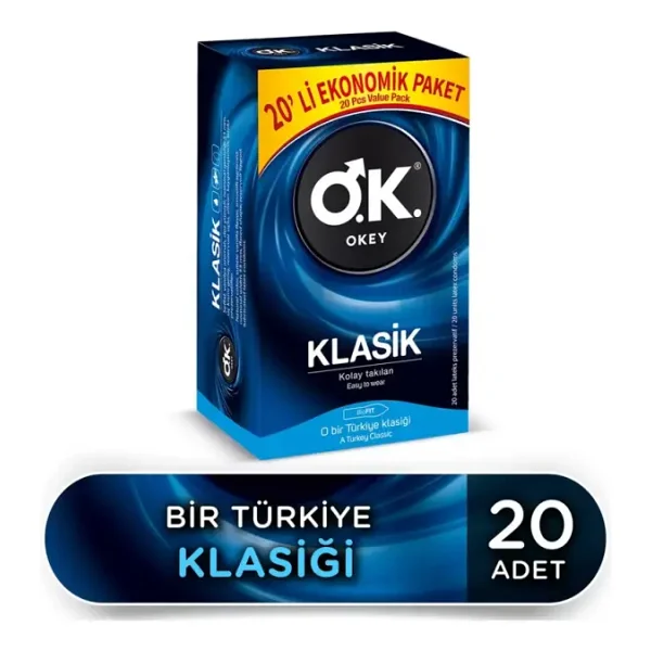 Okey Klasik 20'li Prezervatif - Görsel 7