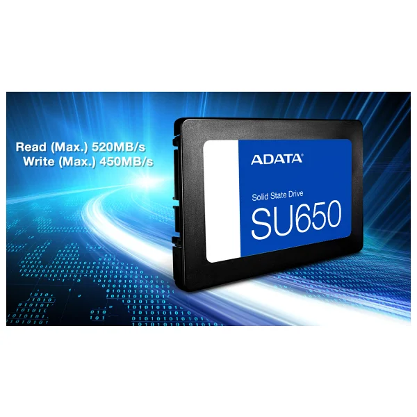 Adata SU650 960GB 520/450MB/s SATA 3.0 SSD ASU650SS-960GT-R - Görsel 2