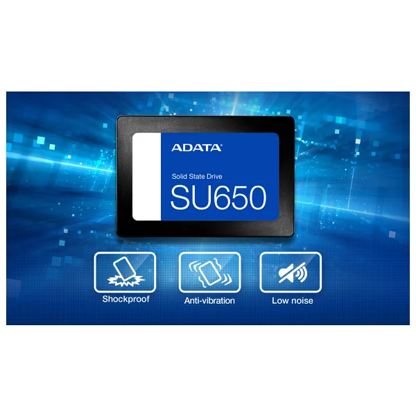 Adata SU650 960GB 520/450MB/s SATA 3.0 SSD ASU650SS-960GT-R - Görsel 4