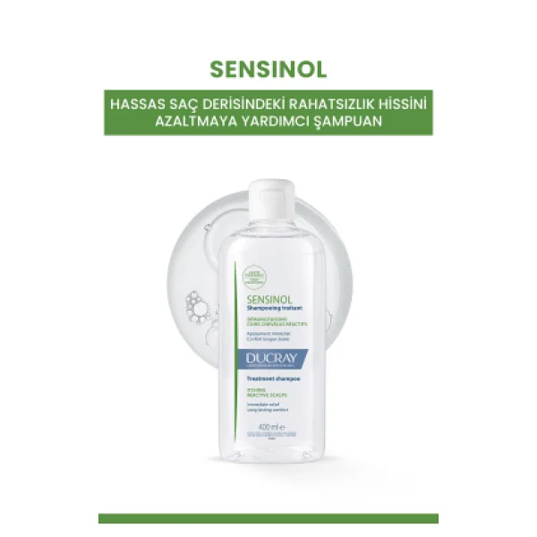 Ducray Sensinol Hassas Saç Derisi İçin 400 Ml Şampuan - Görsel 7
