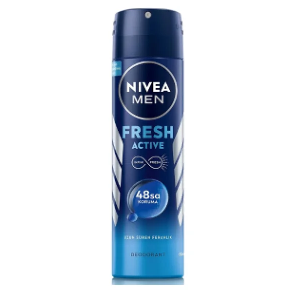Nivea Men Fresh Active 150 Ml Erkek Deodorant - Görsel 3