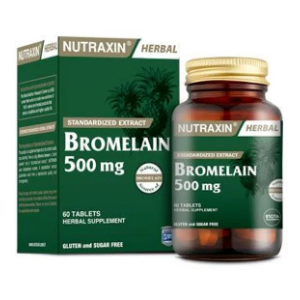 Nutraxin Bromelain 60 Tablet - Görsel 9