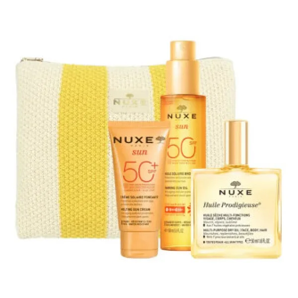 Nuxe Sun Kofre - Bronzlaştırıcı Güneş Yağı Spf50 150 Ml + Güneş Kremi Spf50 + Kuru Yağ 50 Ml - Görsel 3
