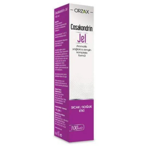 Orzax Cosakondrin Komplex Jel 100 Ml - Görsel 2