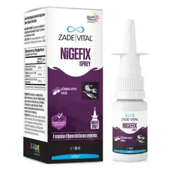 Zade Vital Nigefix Nazal Sprey 15 Ml - Görsel 3