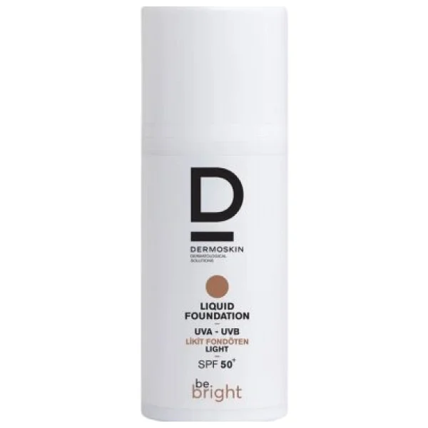 Dermoskin Be Bright Spf 50+ 33 Ml Likit Fondöten - Görsel 3