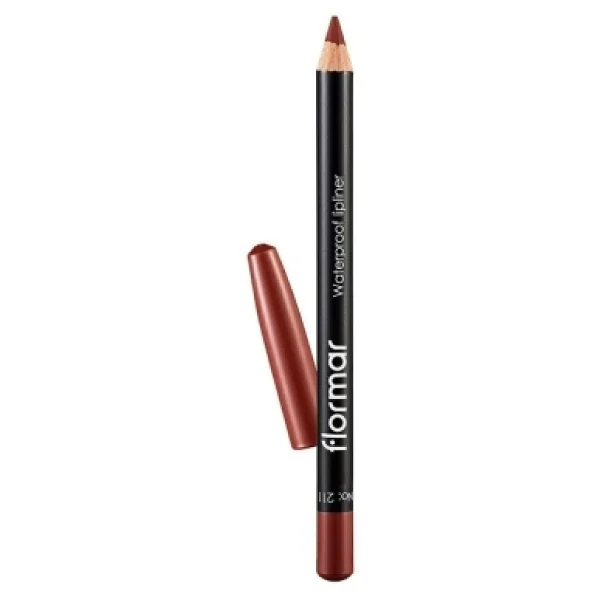 Flormar Waterproof Lipliner 211 Classical Brown Dudak Kalemi - Görsel 3