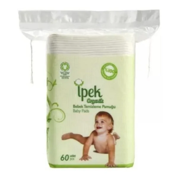 İpek Organik 60'lı Bebek Temizleme Pamuğu - Görsel 3