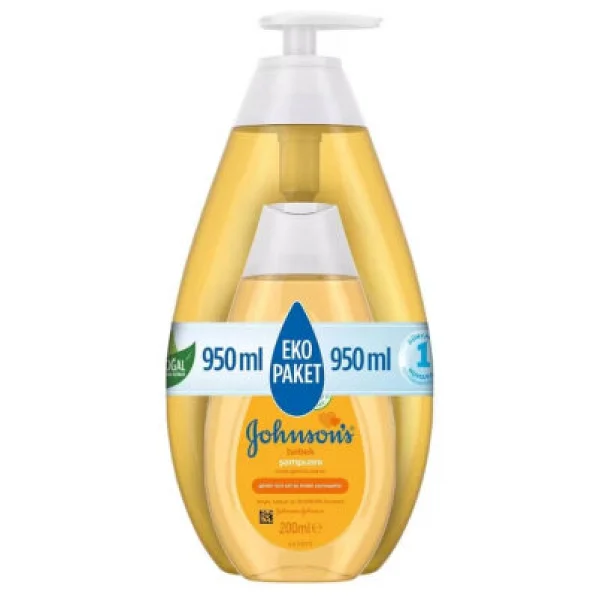 Johnson's Baby Bebek Şampuanı 750 Ml + 200 Ml - Görsel 4