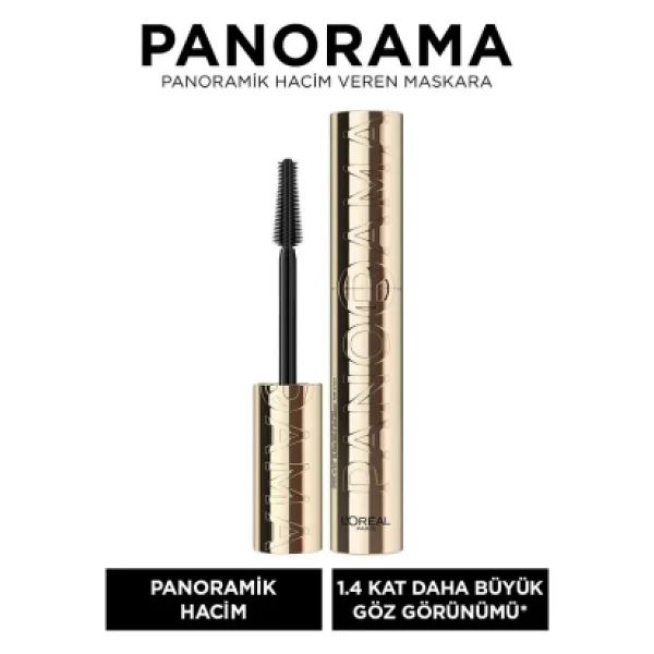 L'oreal Paris Panorama Hacim Veren Siyah Maskara - Görsel 4