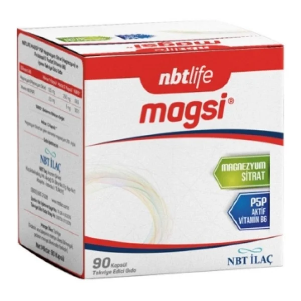 Nbt Life Magsi P5P Vitamin B6 90 Kapsül - Görsel 5