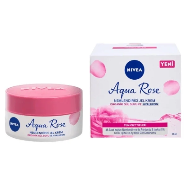 Nivea Aqua Rose Nemlendirici Jel Krem 50 Ml - Görsel 4