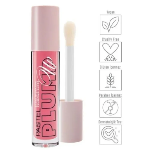 Pastel Plump Up Extra Hydrayting Dolgunlaştırıcı 203 Cotton Candy Dudak Parlatıcısı - Görsel 4