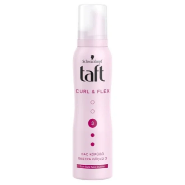Taft Curl & Flex No:3 150 Ml Saç Köpüğü - Görsel 4